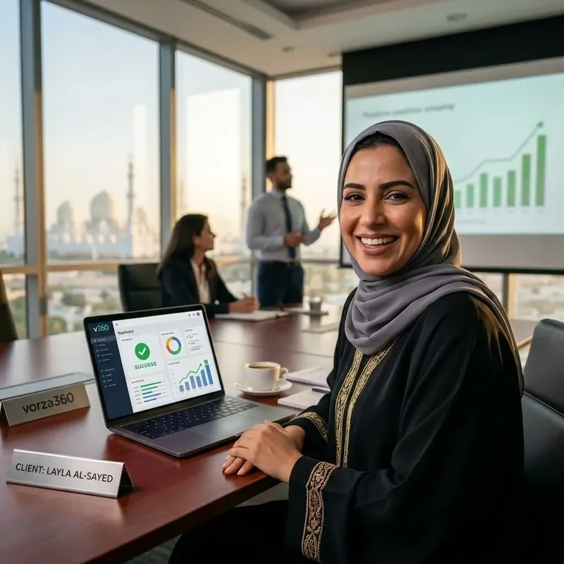 Client Layla Al-Sayed from UAE