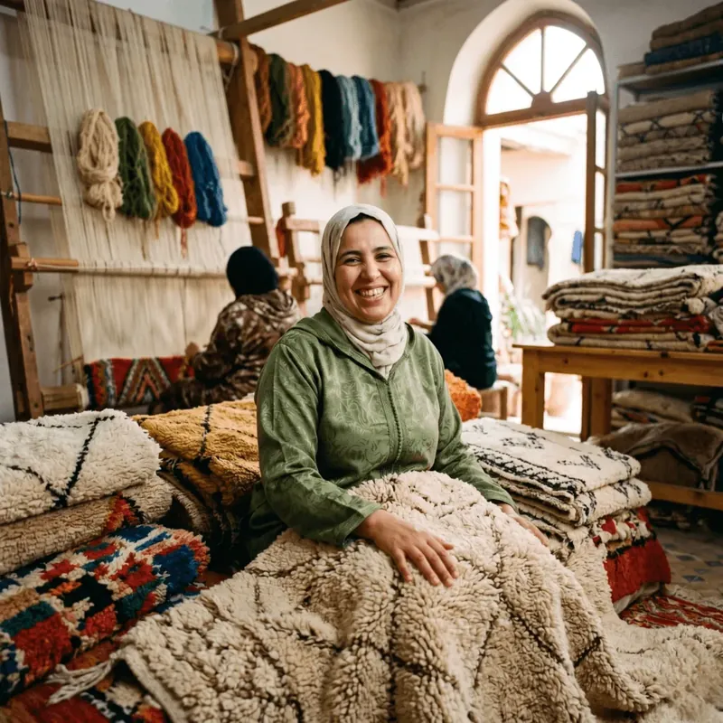 Client Leila Belghazi from Morocco